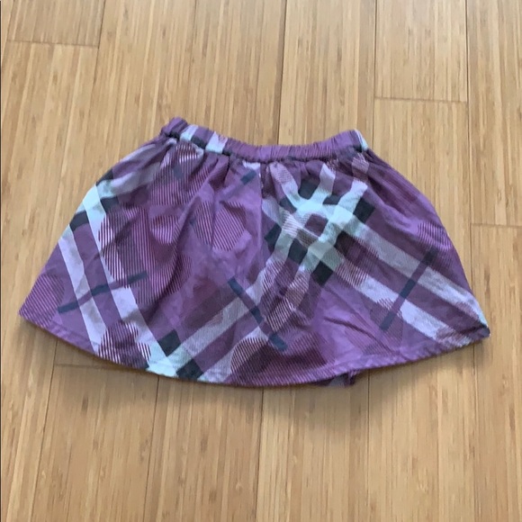 Authentic Burberry Girls Purple Skirt sz 12M/80cm - Picture 5 of 8